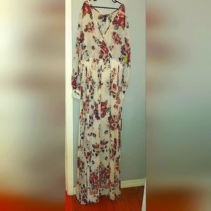 Long floral dress